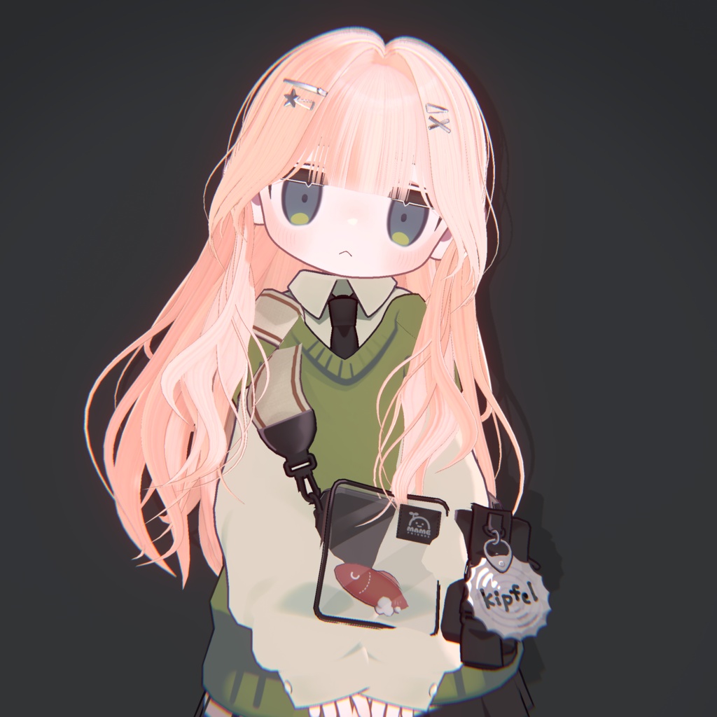 【12アバター対応】ギャルヘア【VRChat】