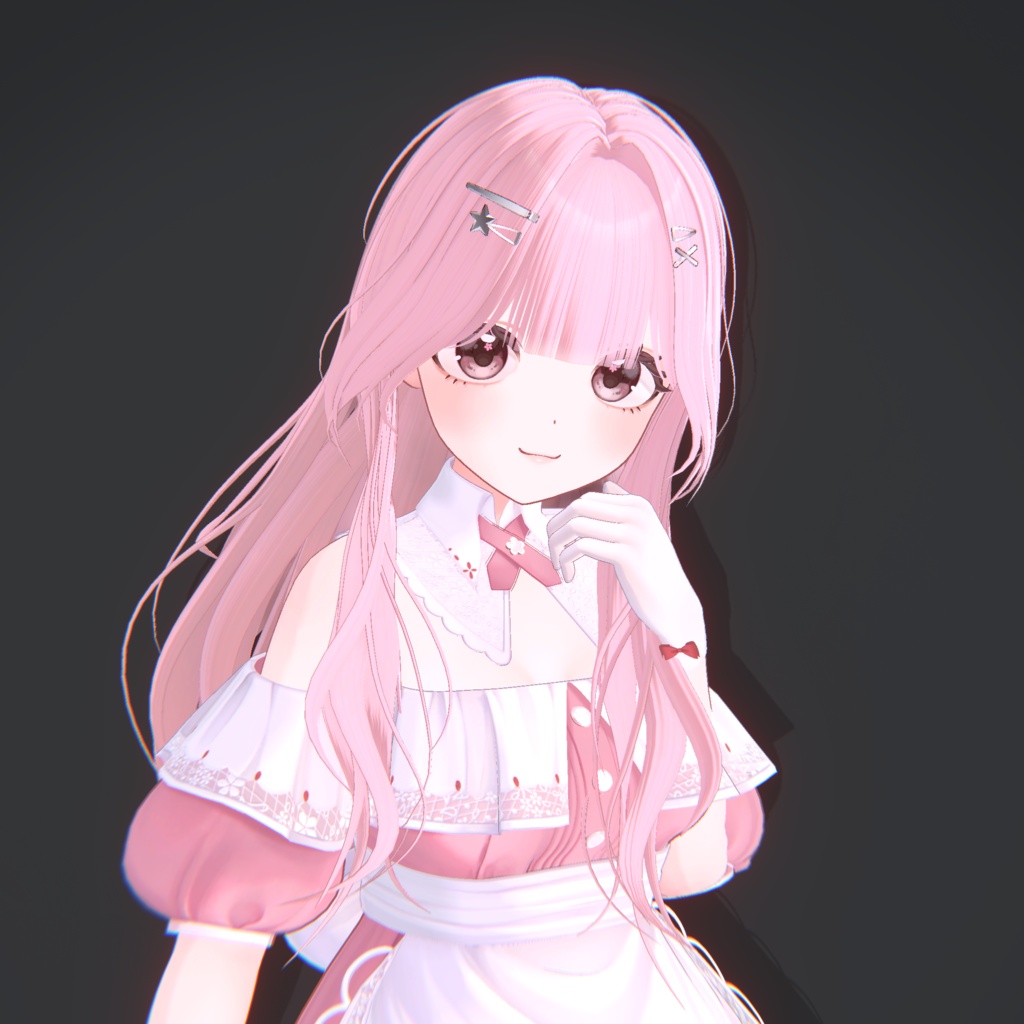 【12アバター対応】ギャルヘア【VRChat】