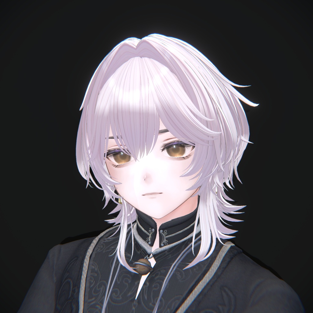 【VRC Hair】外はねソフトウルフ【15アバター対応】