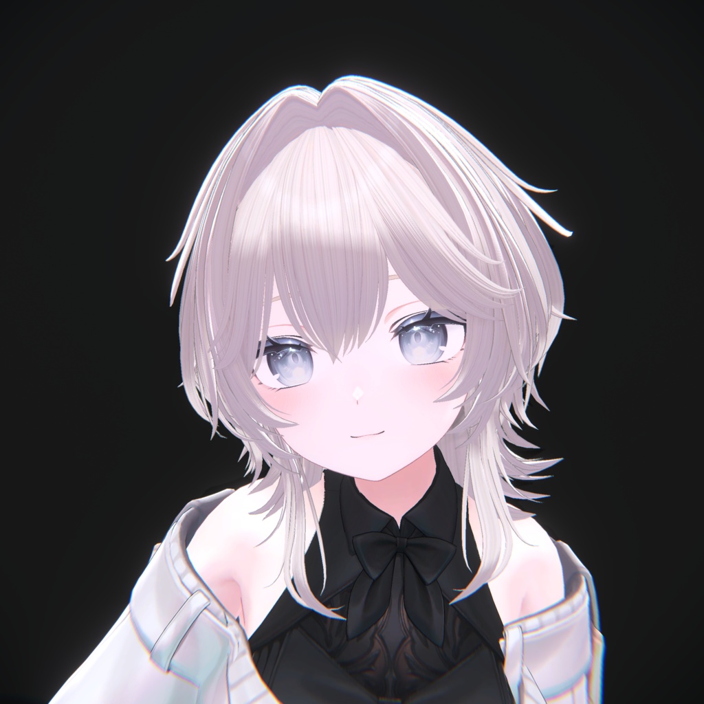 【VRC Hair】外はねソフトウルフ【15アバター対応】
