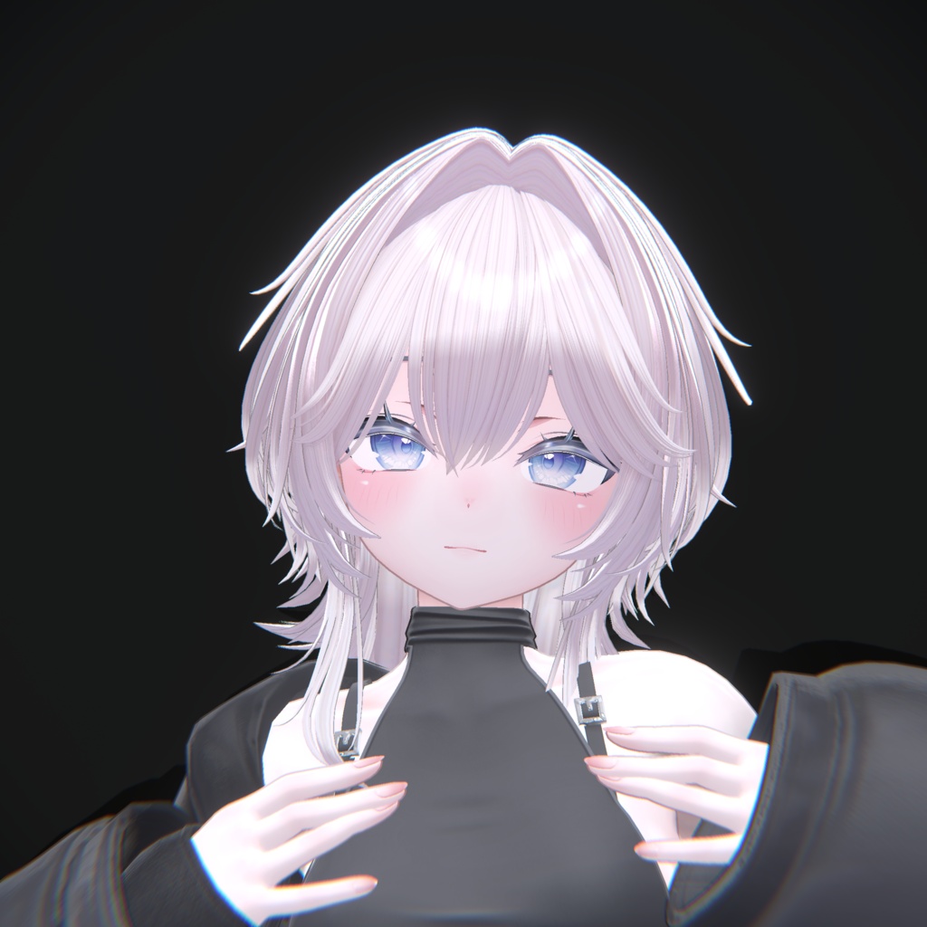 【VRC Hair】外はねソフトウルフ【15アバター対応】