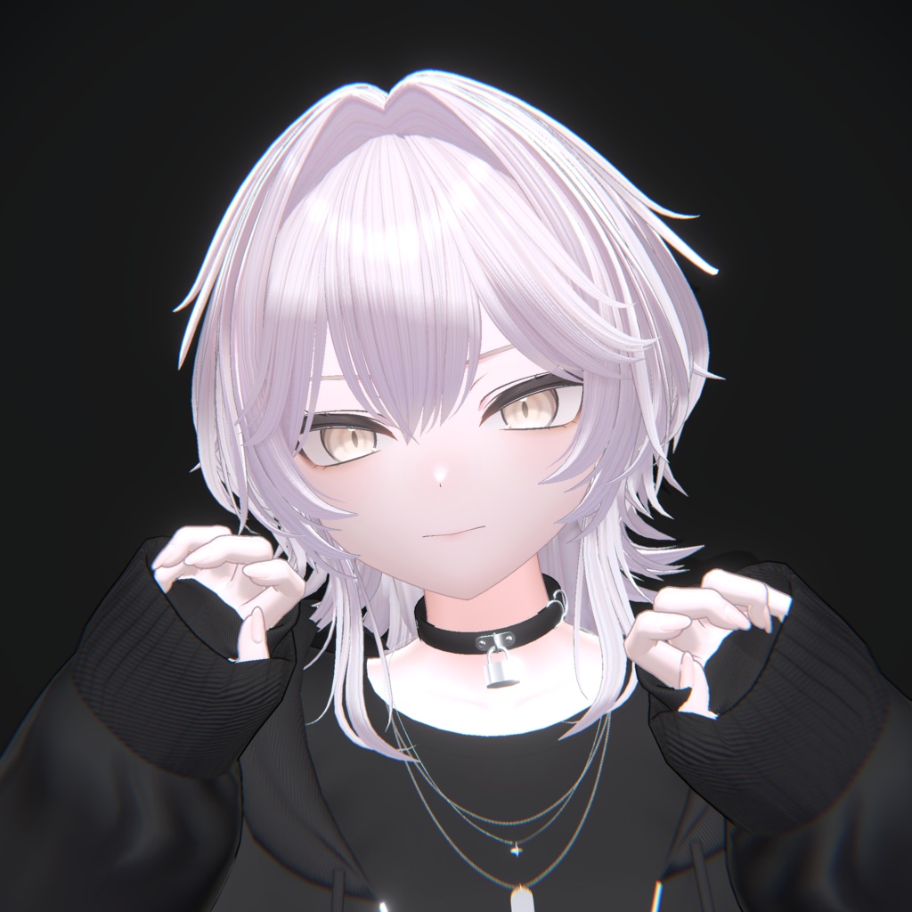 【VRC Hair】外はねソフトウルフ【15アバター対応】