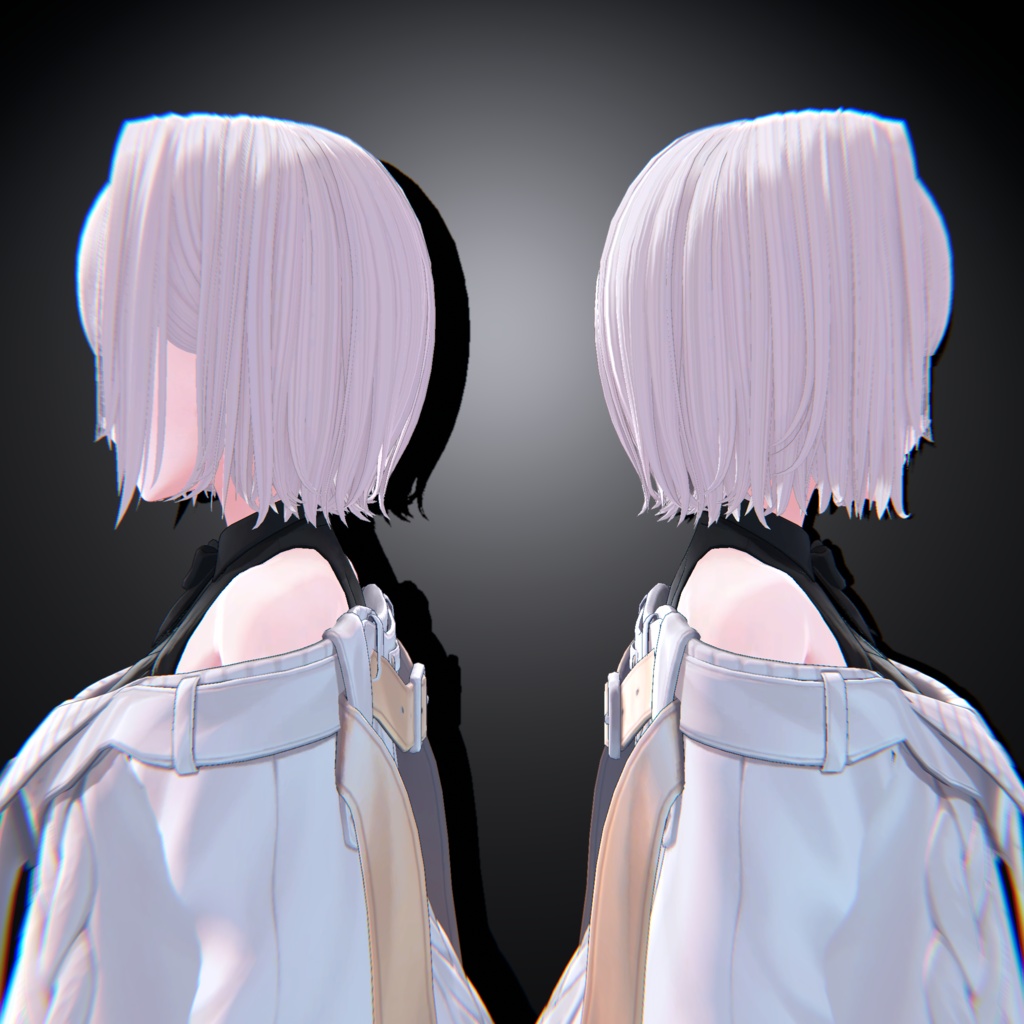 【VRC Hair】✦ 外はねボブ ✦【14アバター対応】