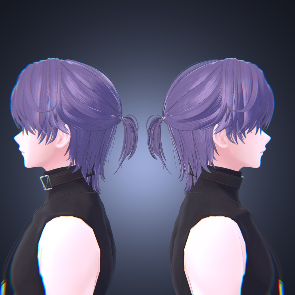 ✦ センターパートハーフアップ ✦【VRChat】