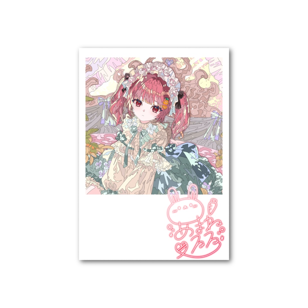 【単品販売】2周年記念複製サイン入りチェキ風カード(全2種)