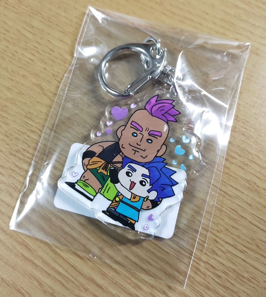ハッ主アクリルキーホルダー