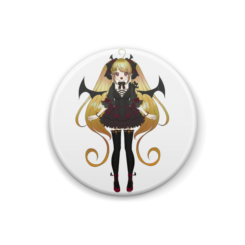 ルナの新衣装缶バッジ
