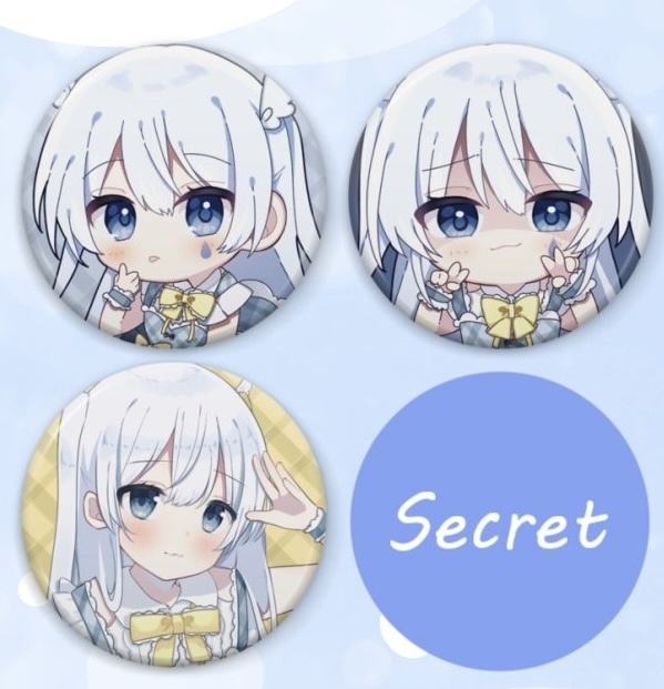 月雫あい アイドルのランダム缶バッジ🎀