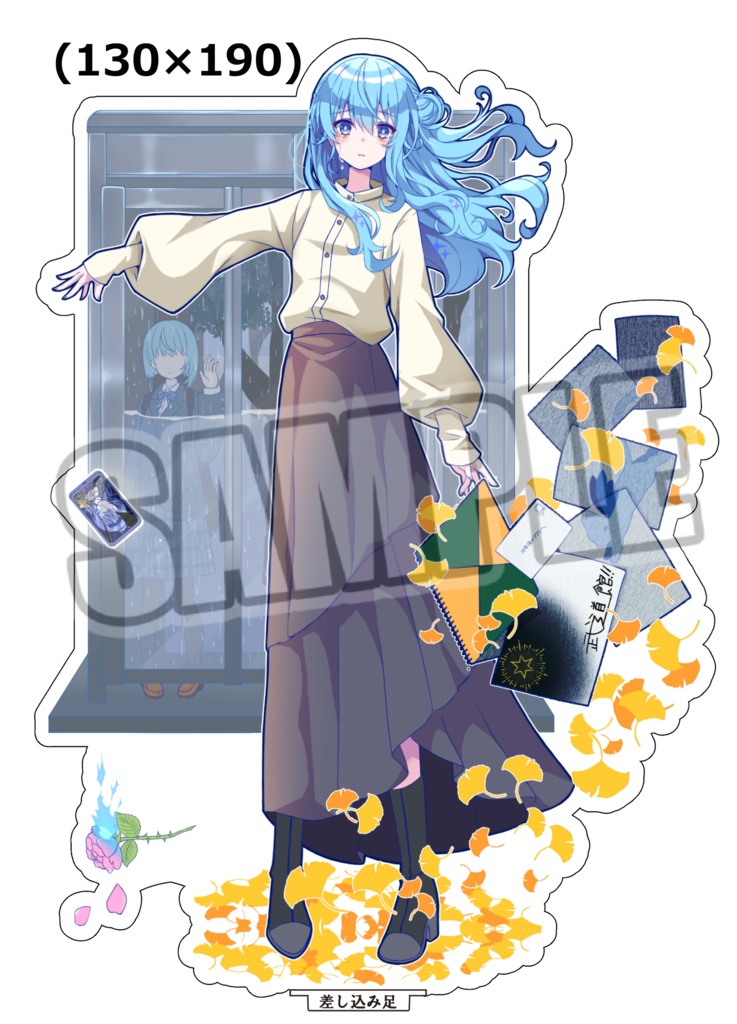 星街すいせいオリジナル曲イメージアクリルスタンド（曲：綺麗事