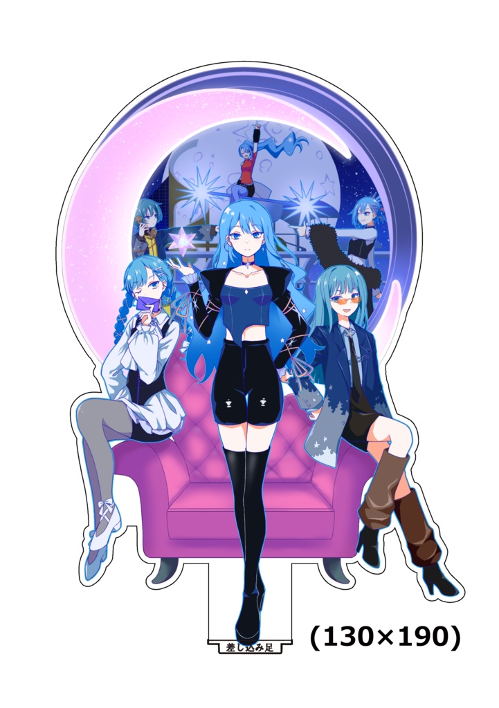 星街すいせいオリジナル曲イメージアクリルスタンド（曲：プリマドンナ