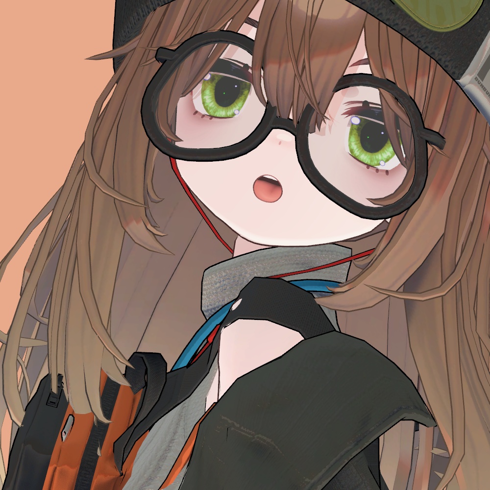 (35アバター対応)luminous aqua eye(14色展開)