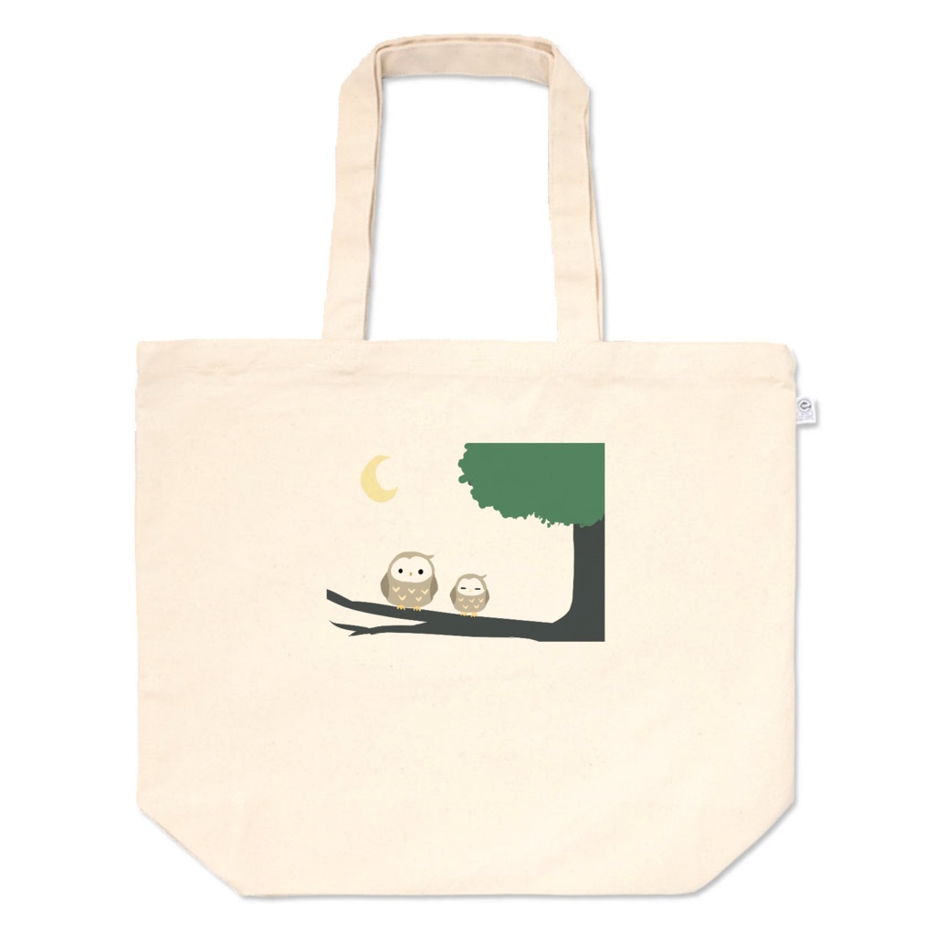 フクロウのトートバック