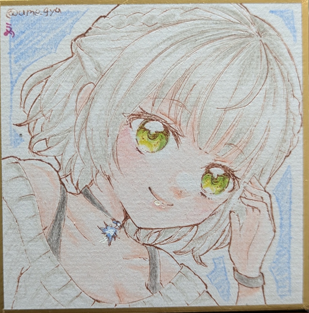 ホロライブ/手描き豆色紙