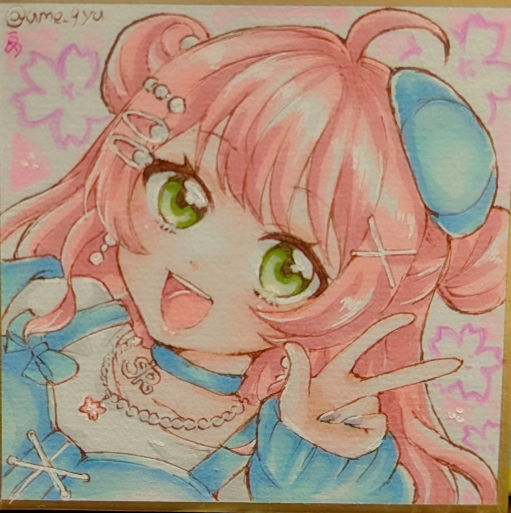 ホロライブ/手描き豆色紙