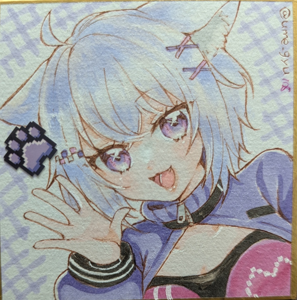 ホロライブ/手描き豆色紙