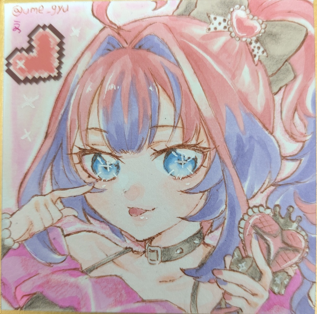 ホロライブ/手描き豆色紙