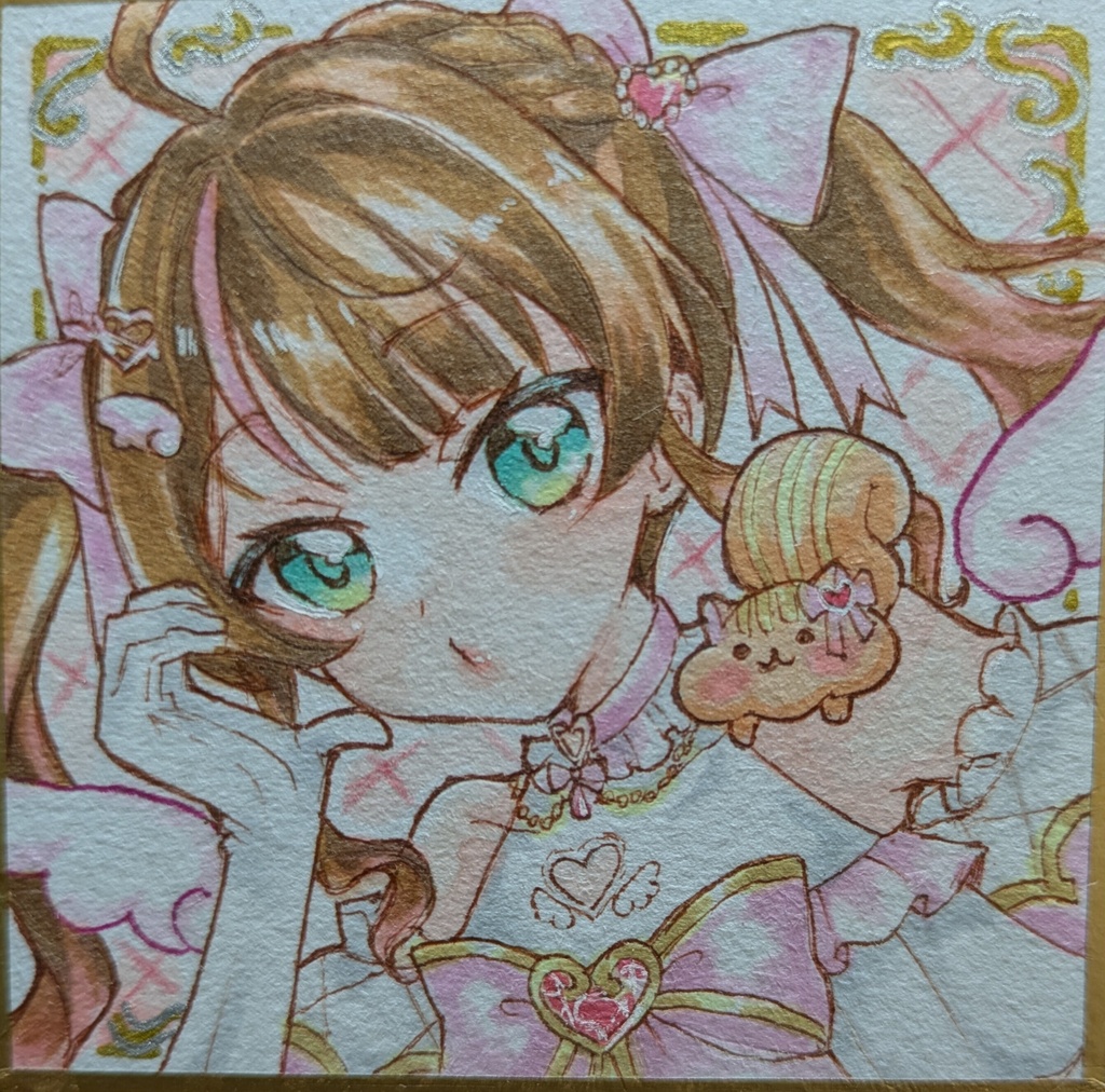 ホロライブ/手描き豆色紙