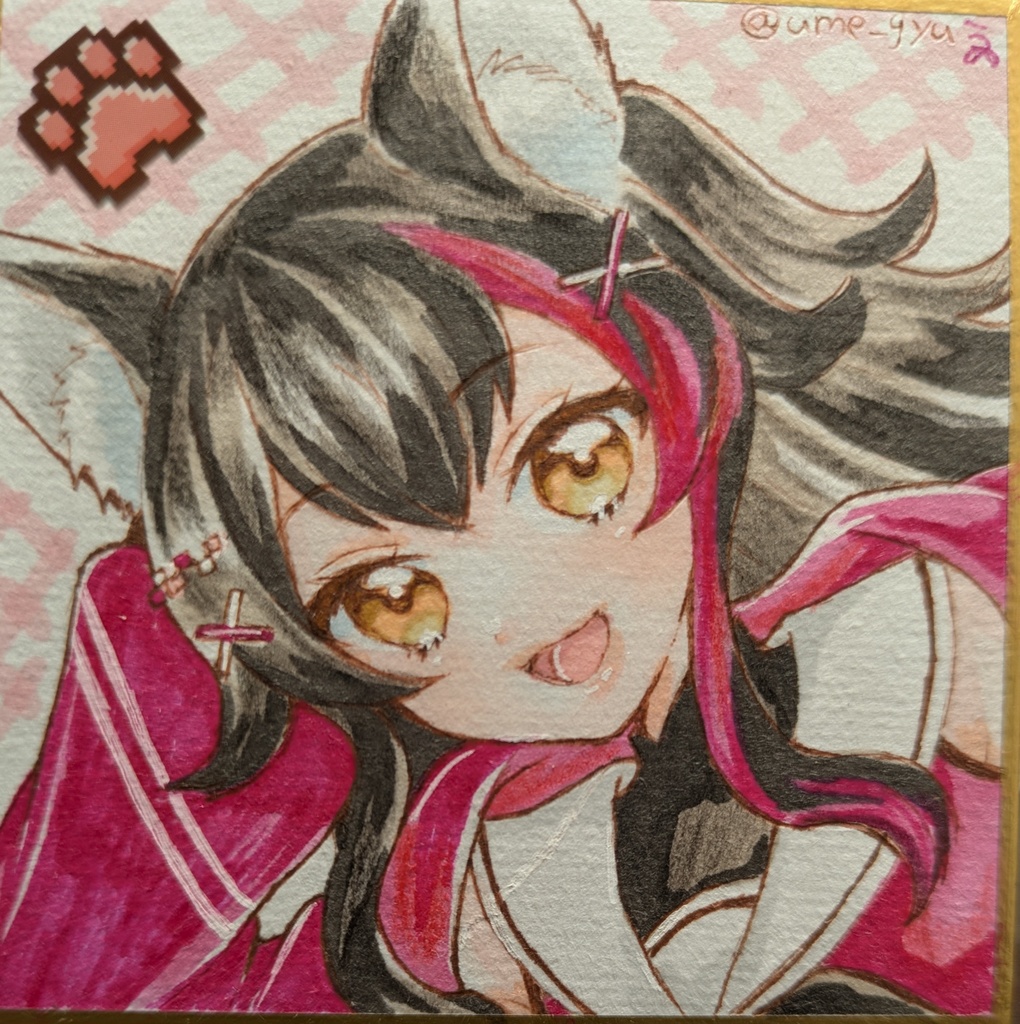ホロライブ/手描き豆色紙