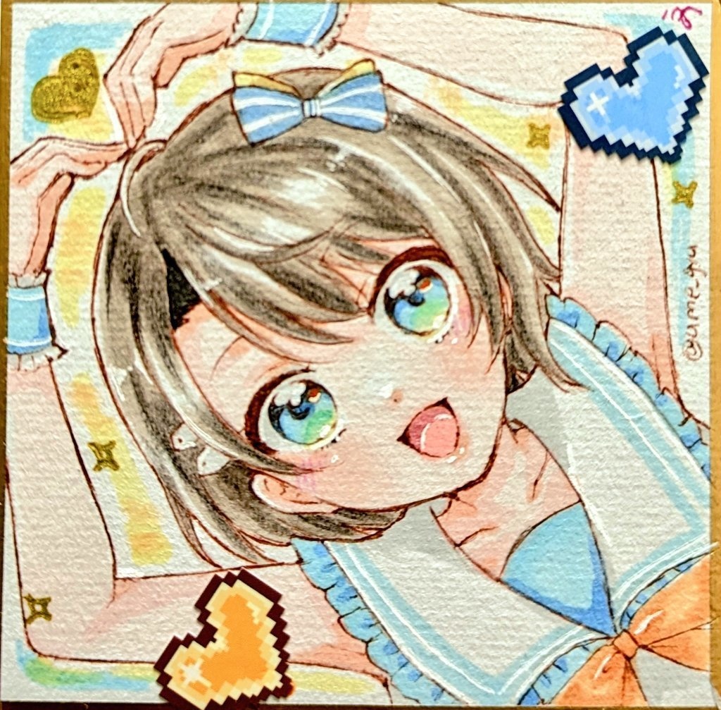 ホロライブ/手描き豆色紙