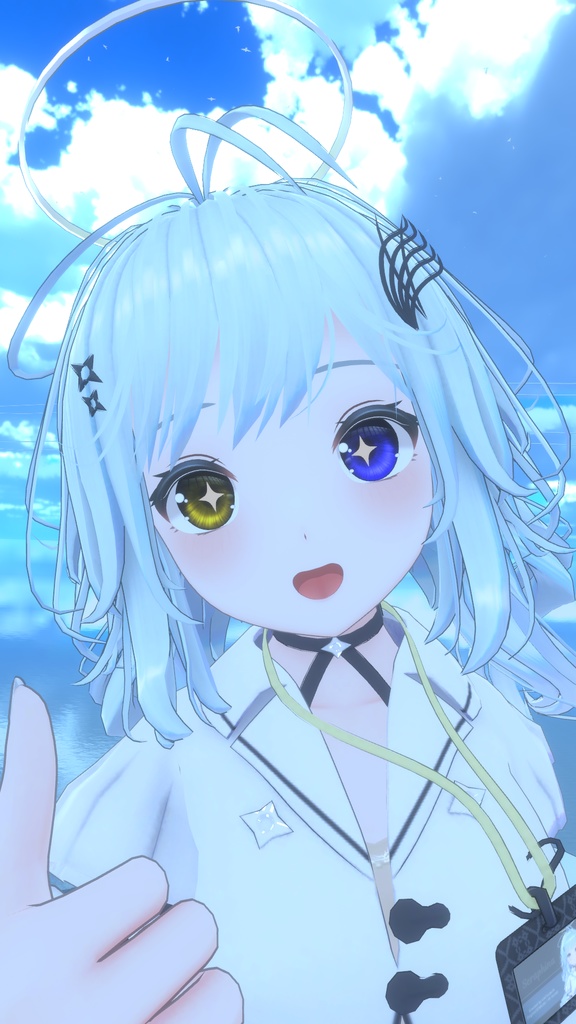 セラフィナ専用 リアル調アイテクスチャ カラー変更用PSDあり