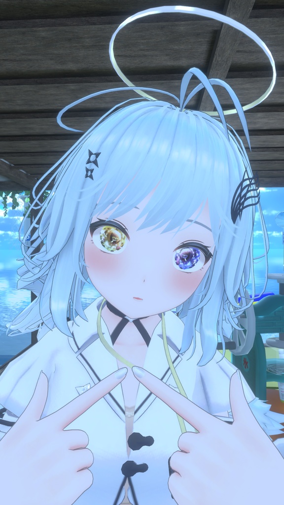 セラフィナ専用 宝石の瞳アイテクスチャ カラー変更用PSDあり