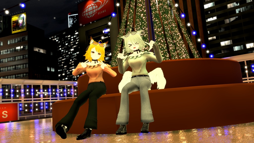 セラフィナ/ミロワール対応 オフショルダーニットコーデ MA対応