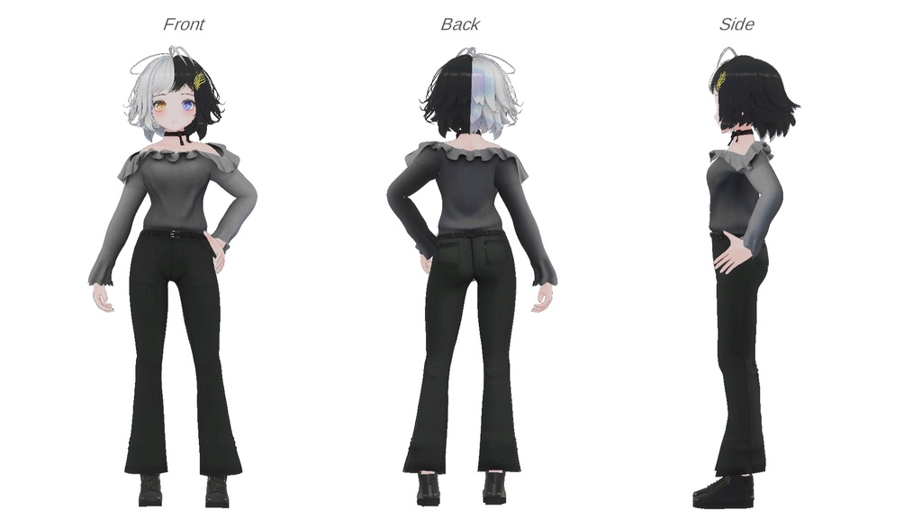 セラフィナ/ミロワール対応 オフショルダーニットコーデ MA対応