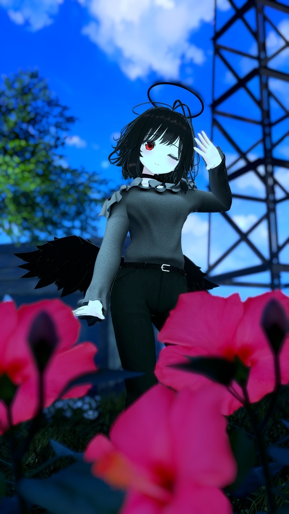 セラフィナ/ミロワール対応 オフショルダーニットコーデ MA対応