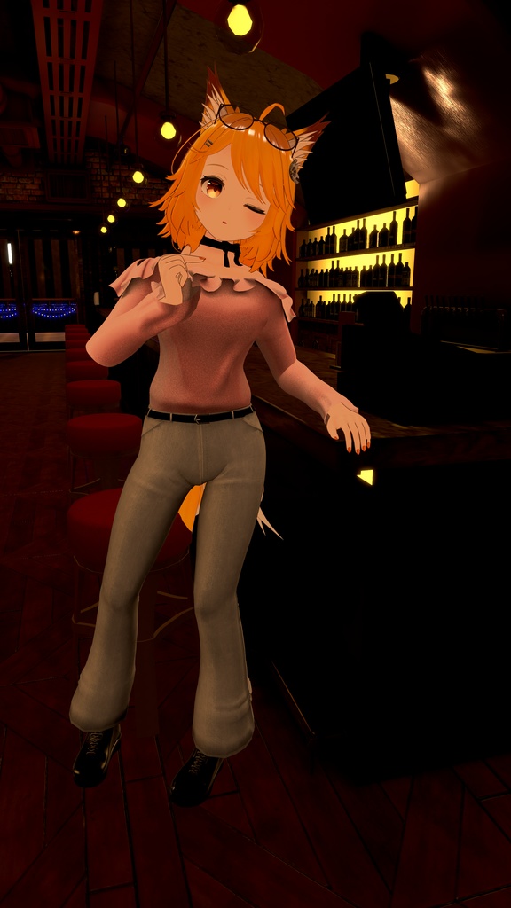 セラフィナ/ミロワール対応 オフショルダーニットコーデ MA対応