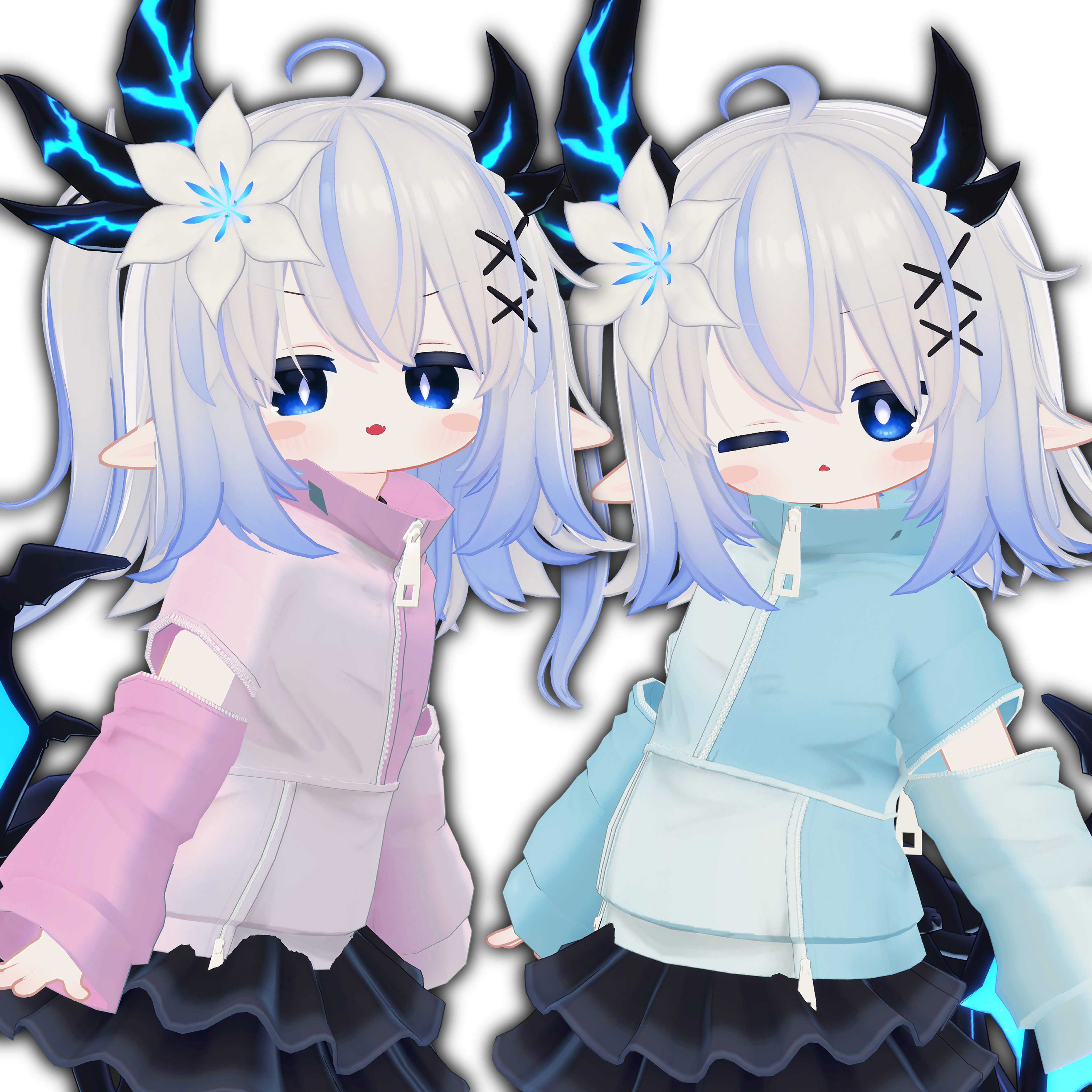 無料　Nemesis/ELusion/まめふれんず対応　ゆるかわジップパーカー　MA対応