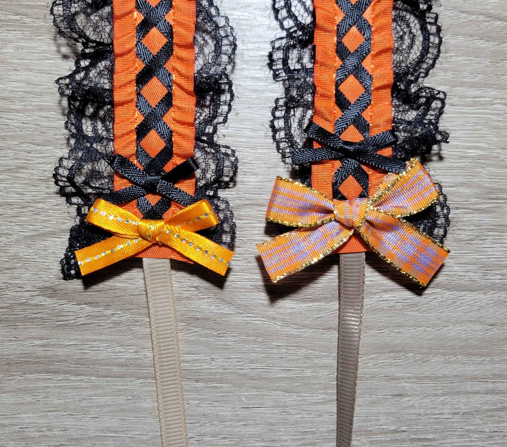 【13cm~ぬい向け】ハロウィン風リボンヘッドドレス