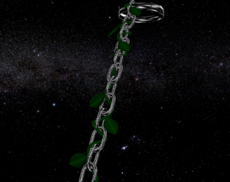 Christianity and Demonic Leaf Choker Low Poly