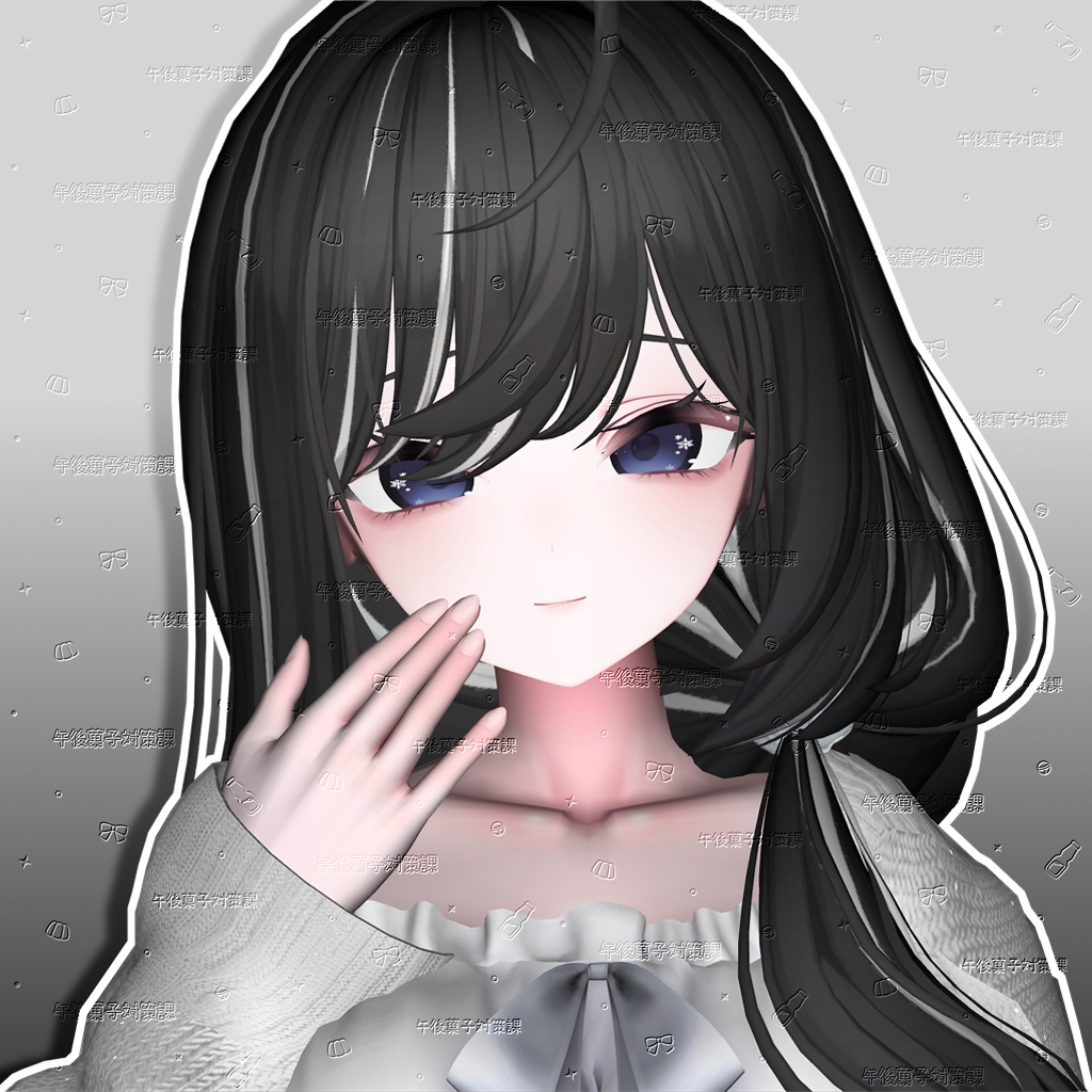 ꒰Free/無料꒱Hair mesh for『短命』Tanmei𓊆 #002 𓊇