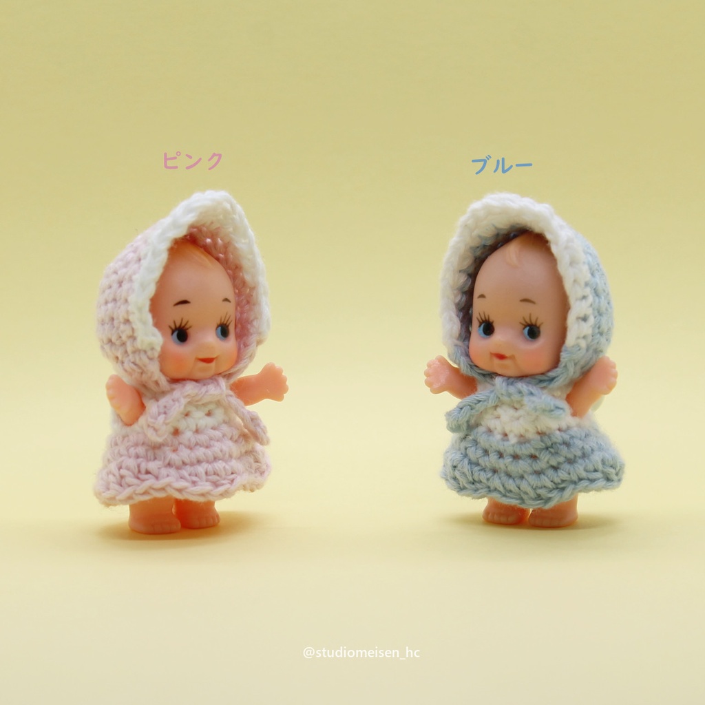 ボンネット&ツートンワンピ