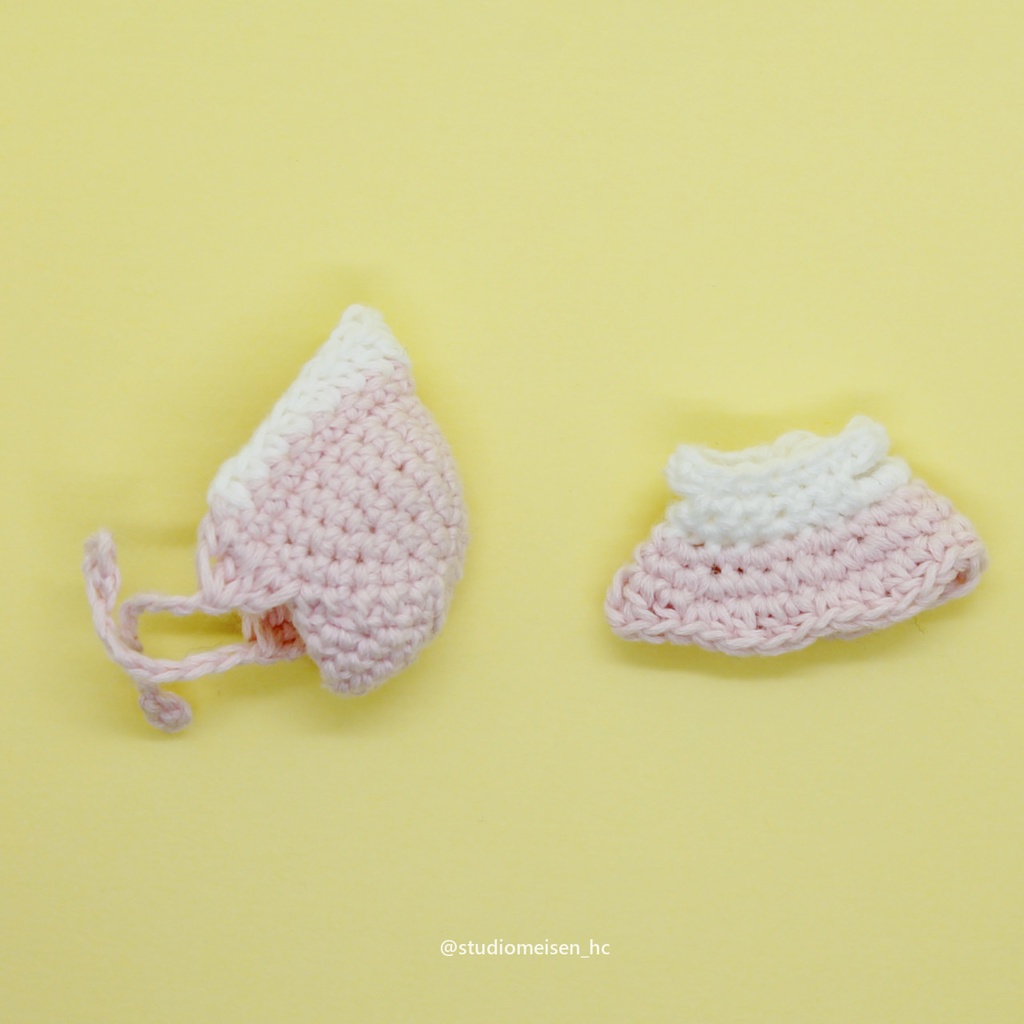 ボンネット&ツートンワンピ