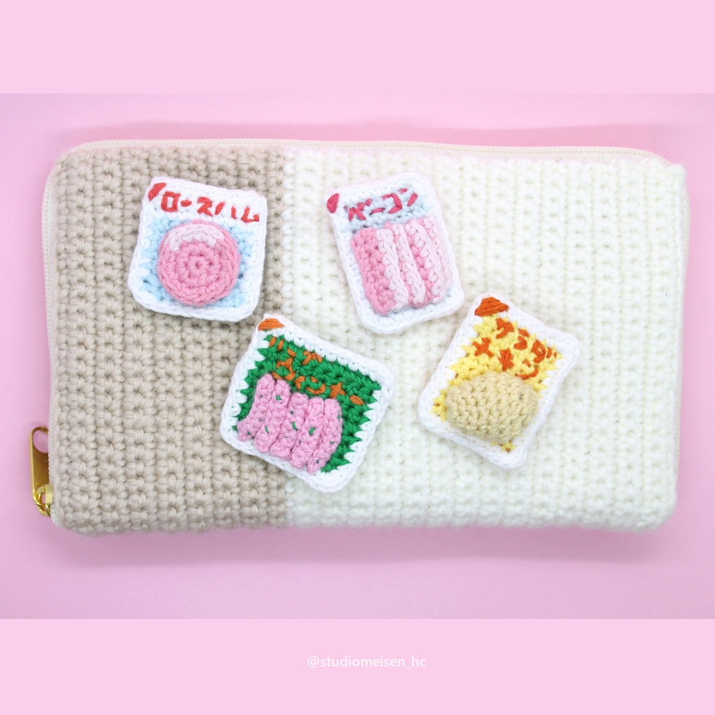 お肉ブローチ(ハム・サラダチキン・ウィンナー・ベーコン)