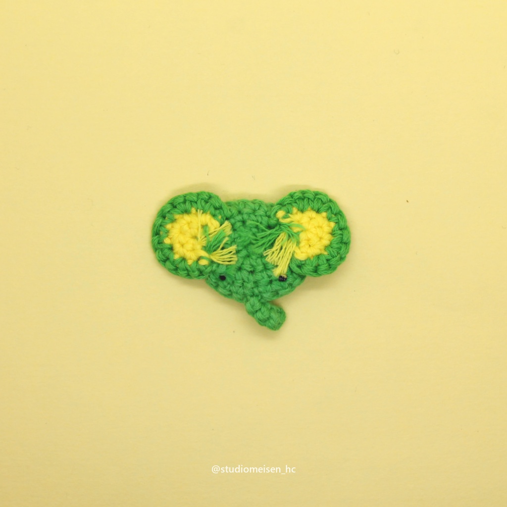 【ブローチ・ワッペン】ぞう