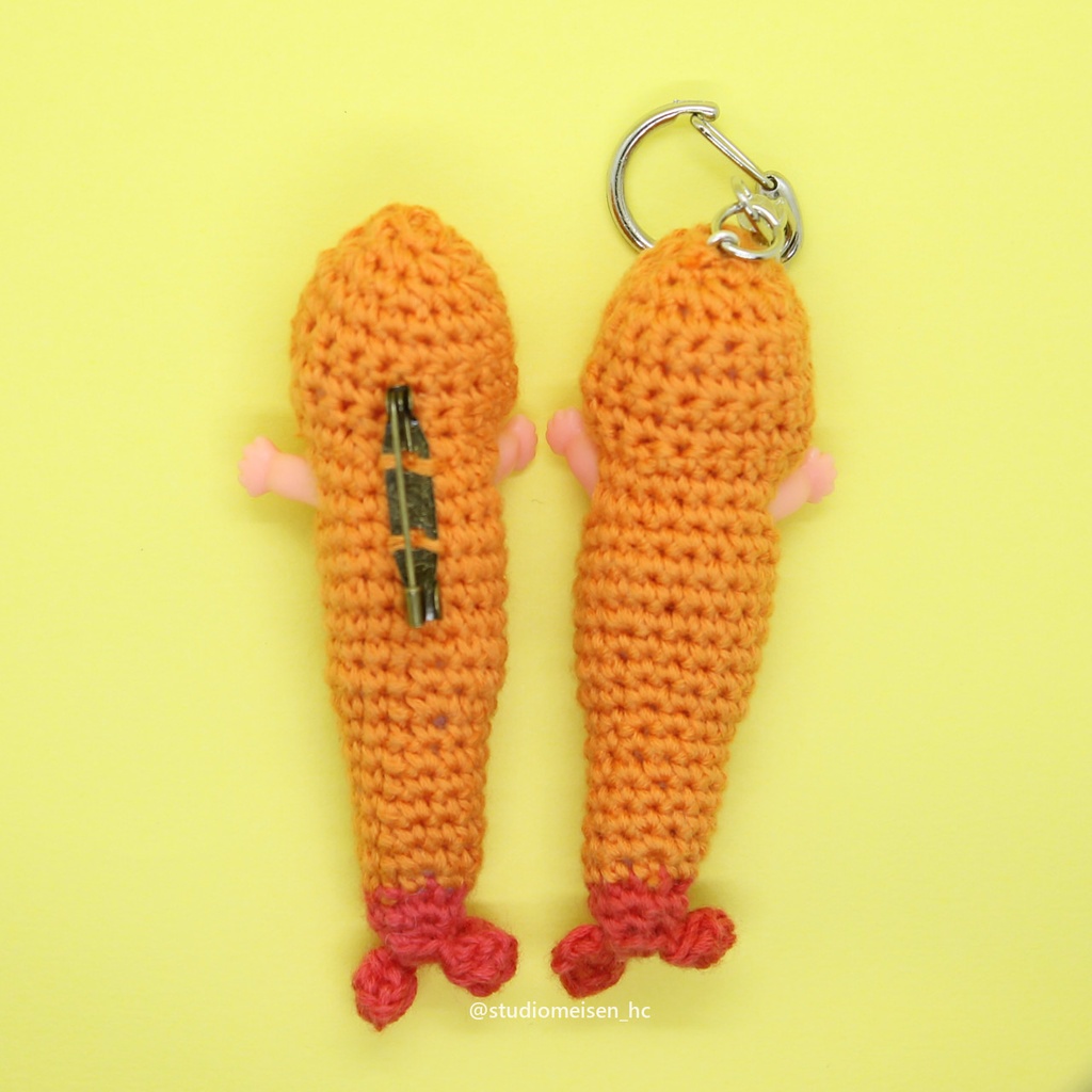 エビフライ(キーホルダー・ブローチ)