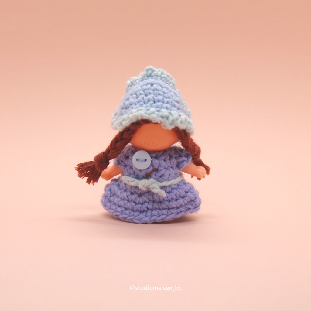 カントリーワンピース(おさげ付き)キューピー