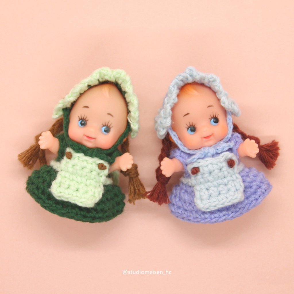 カントリーワンピース(おさげ付き)キューピー