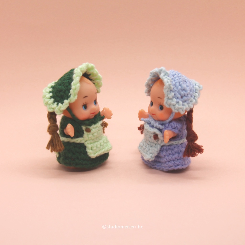 カントリーワンピース(おさげ付き)キューピー