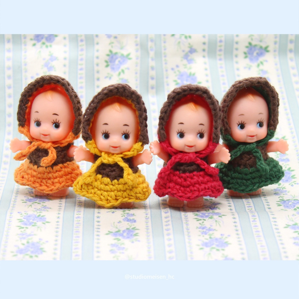 ボンネット&ツートンワンピ(オータムカラー)