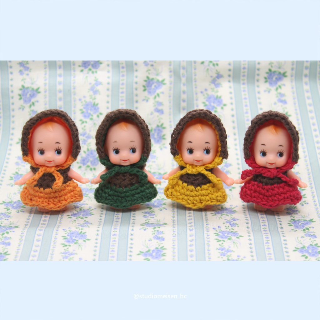 ボンネット&ツートンワンピ(オータムカラー)