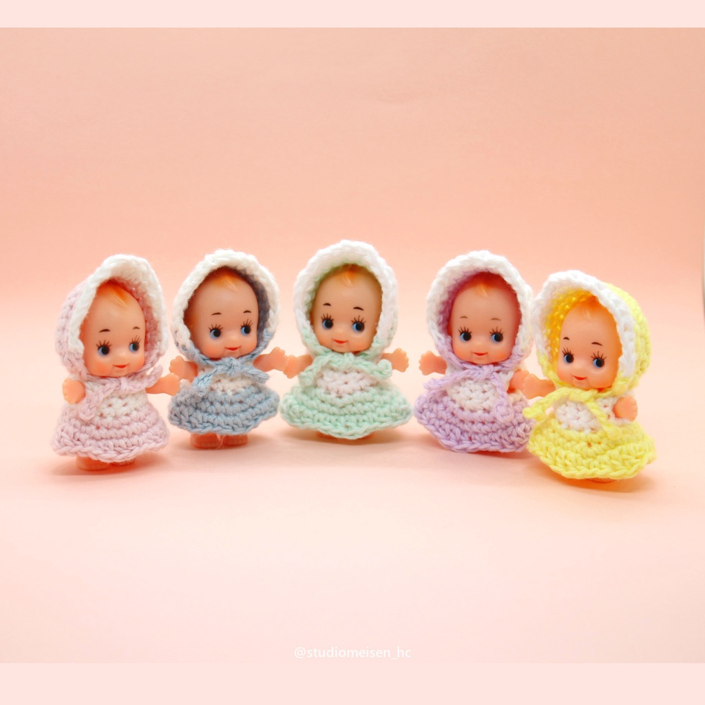 ボンネット&ツートンワンピ【ウィンターカラー】