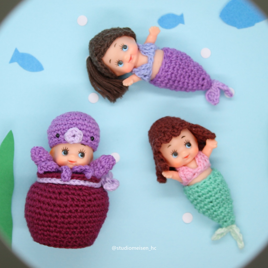 マーメイドキューピー①黄色×水色