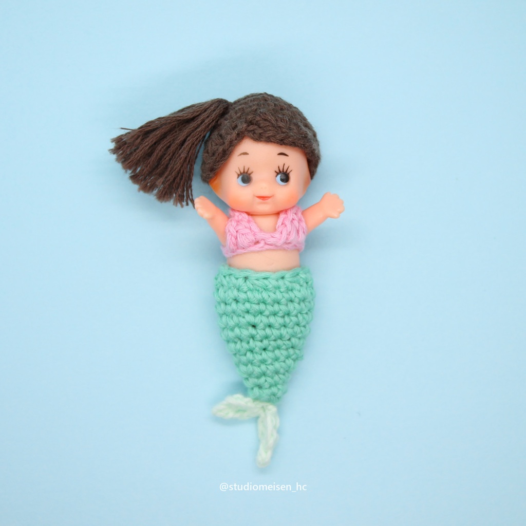 マーメイドキューピー②ピンク×エメラルド