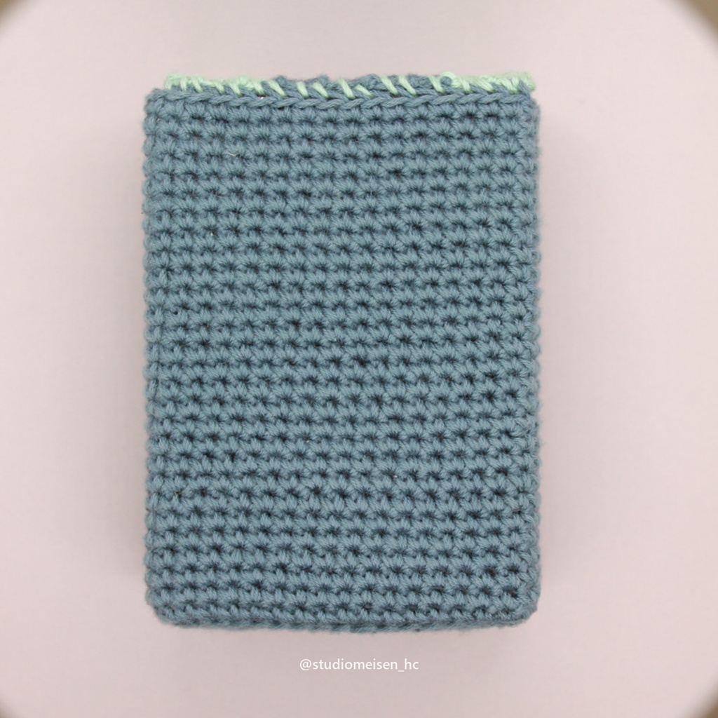 【デッキケースB】バイカラーグリーン※アップリケも付けれます。