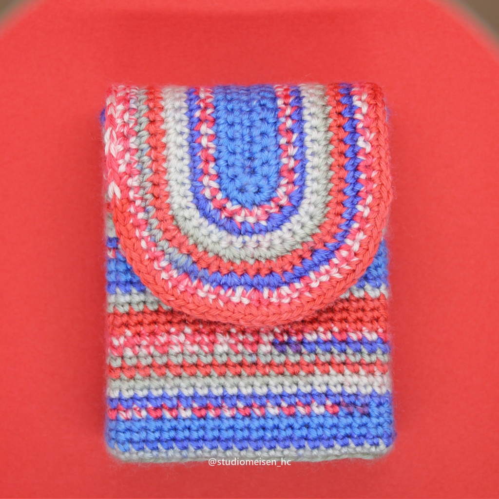 【デッキケースA】トリコロールマーブル※アップリケも付けれます。