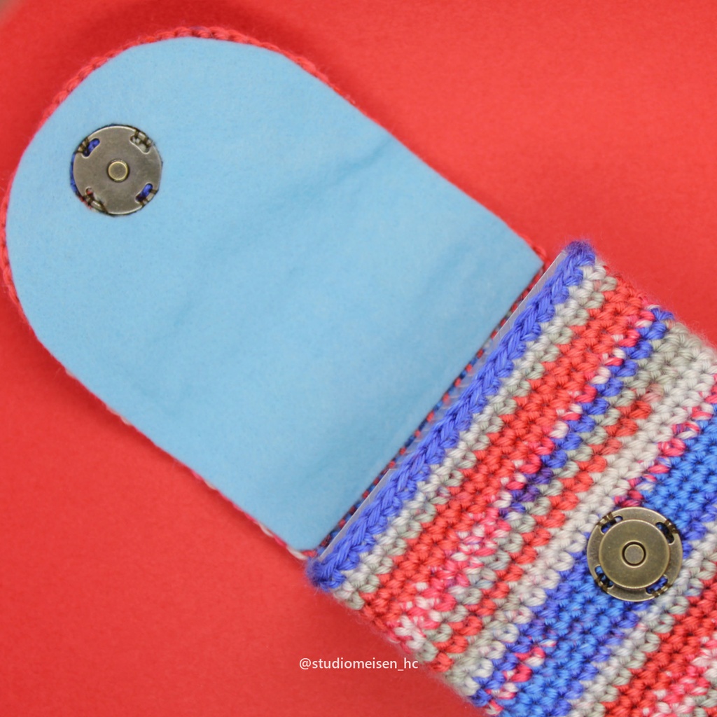 【デッキケースA】トリコロールマーブル※アップリケも付けれます。