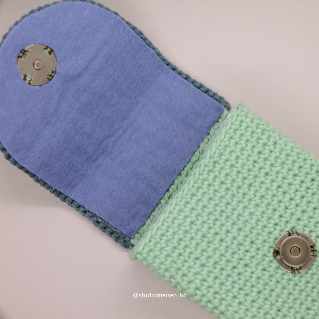 【デッキケースA】コバルトグリーン※アップリケも付けれます。